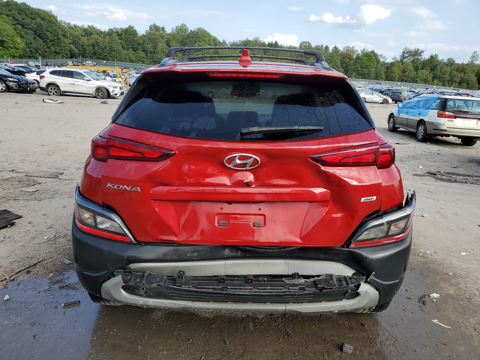 KM8K6CAB3NU762744 2022 Hyundai Kona Sel