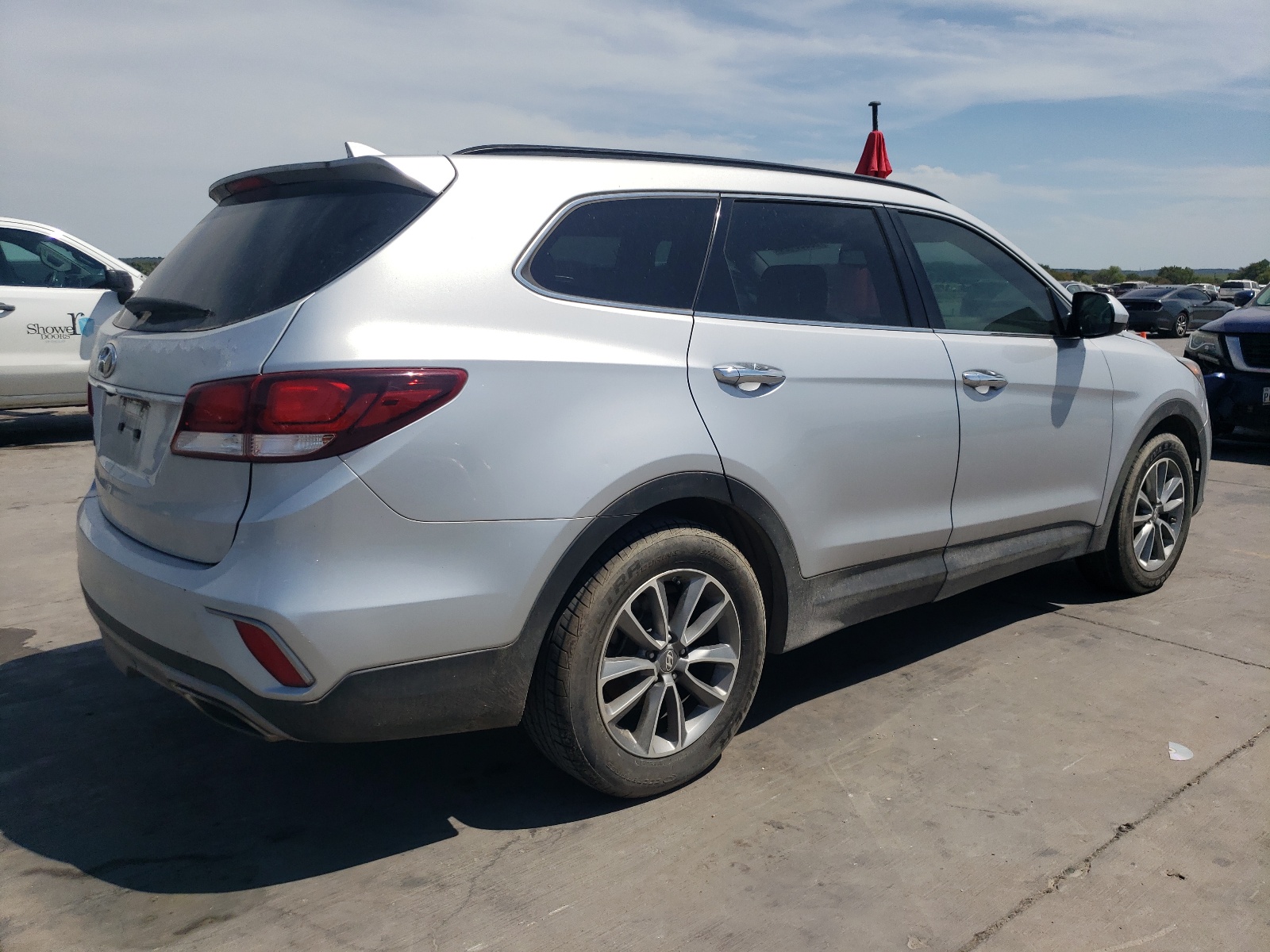 KM8SM4HF7HU181322 2017 Hyundai Santa Fe Se