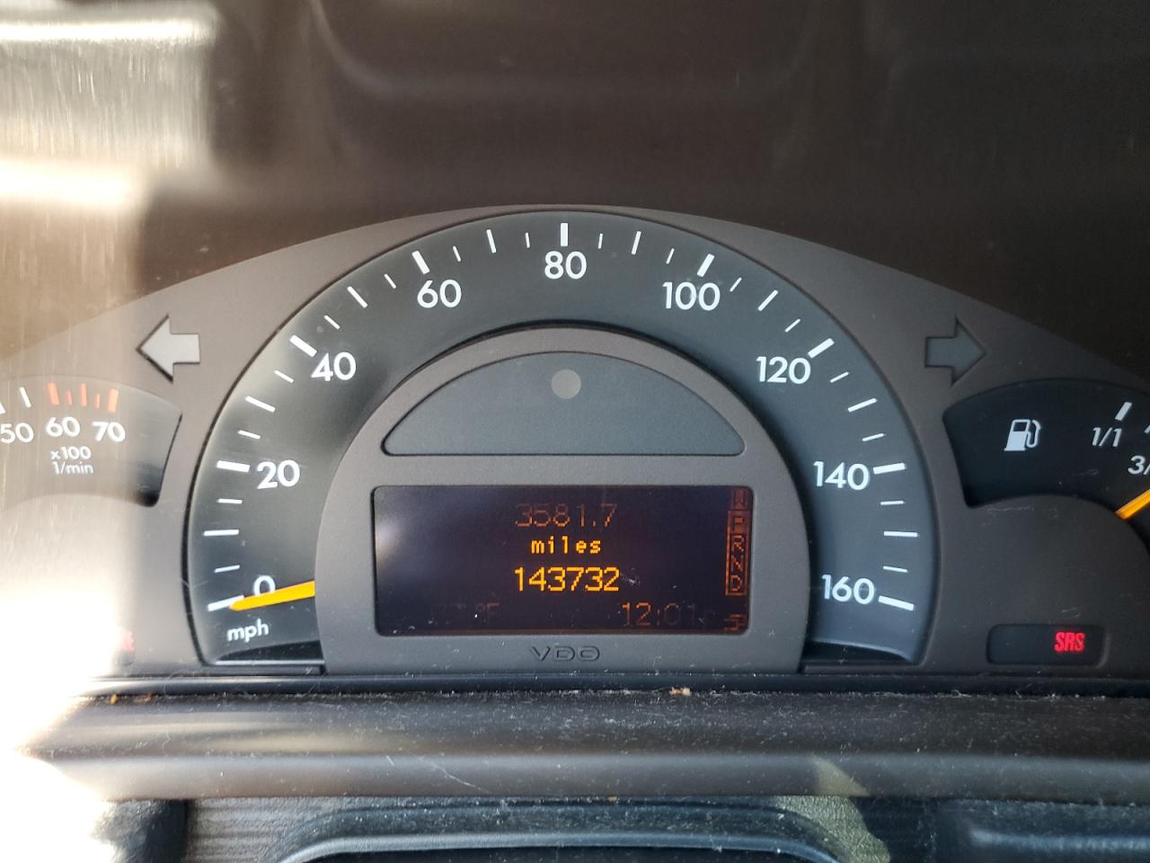 2002 Mercedes-Benz C 320 VIN: WDBRF64JX2E001382 Lot: 68747024