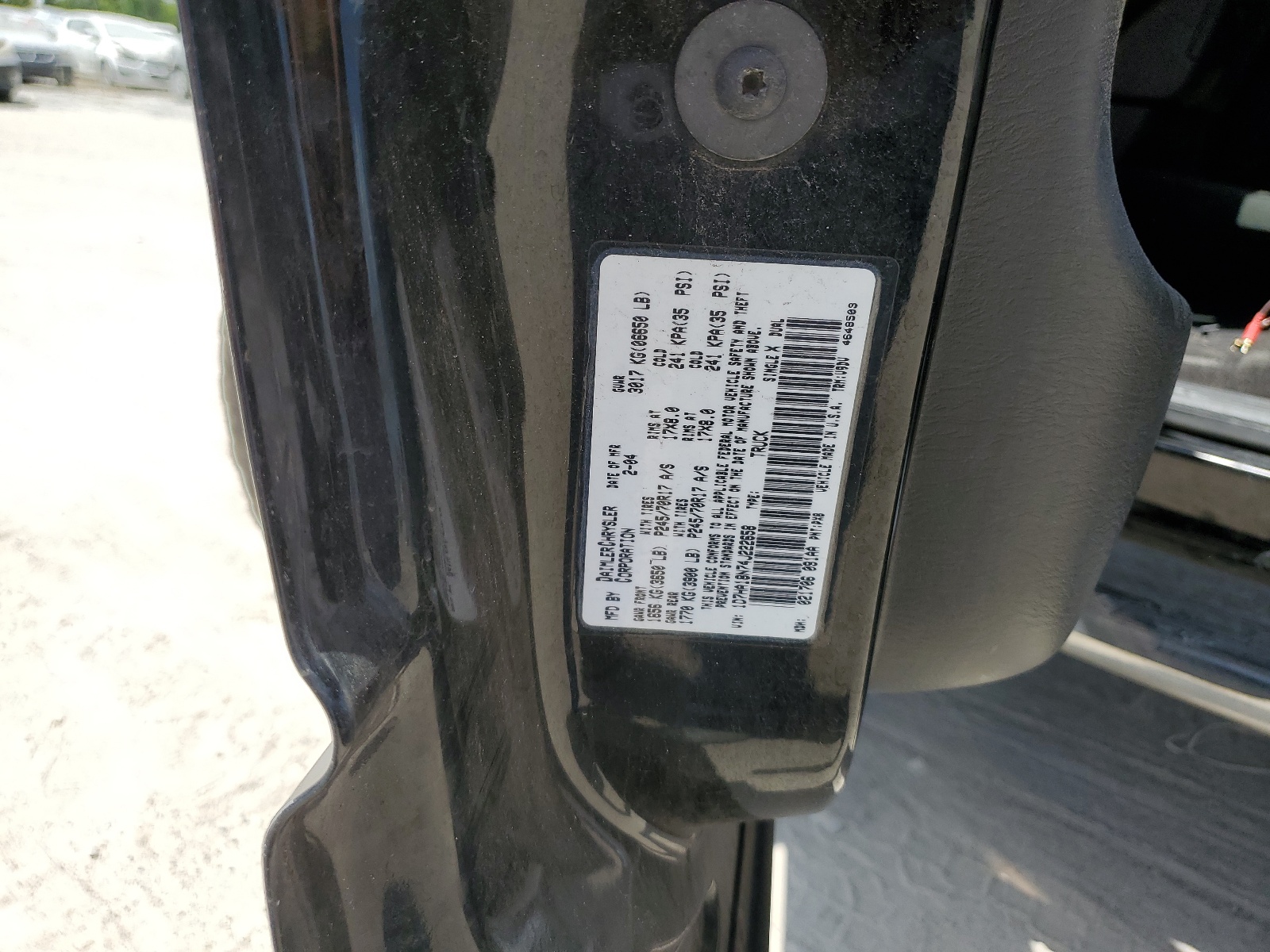 1D7HA18N74J222658 2004 Dodge Ram 1500 St