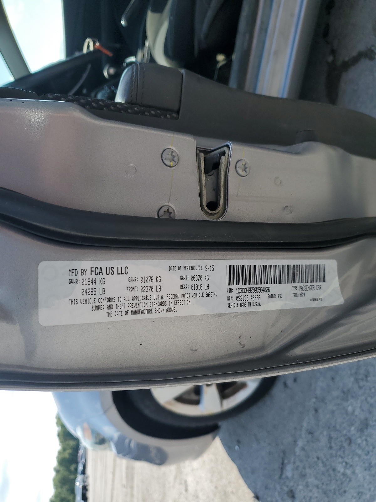 1C3CDFBB5GD564026 2016 Dodge Dart Sxt