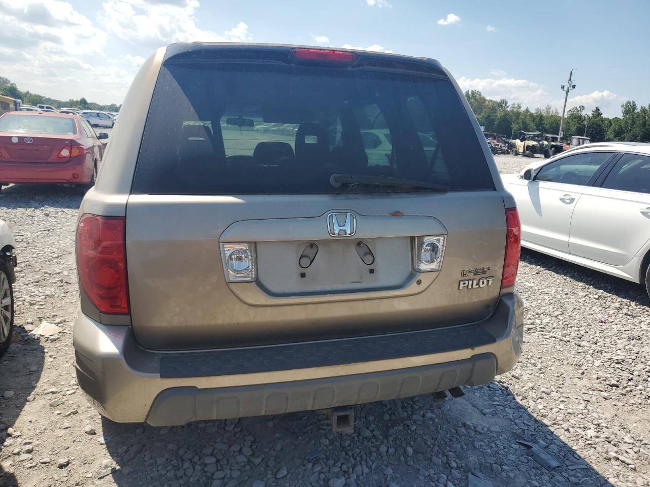 2005 Honda Pilot Lx VIN: 2HKYF18105H527616 Lot: 62506804