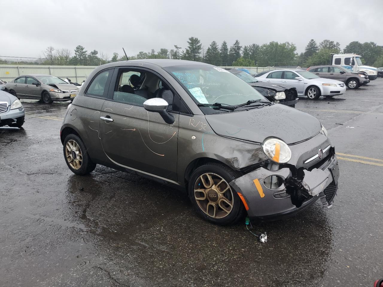 2012 Fiat 500 Pop VIN: 3C3CFFAR7CT277266 Lot: 64925174