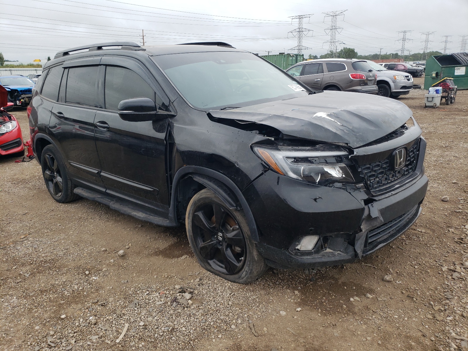 2021 Honda Passport Elite vin: 5FNYF8H06MB018644