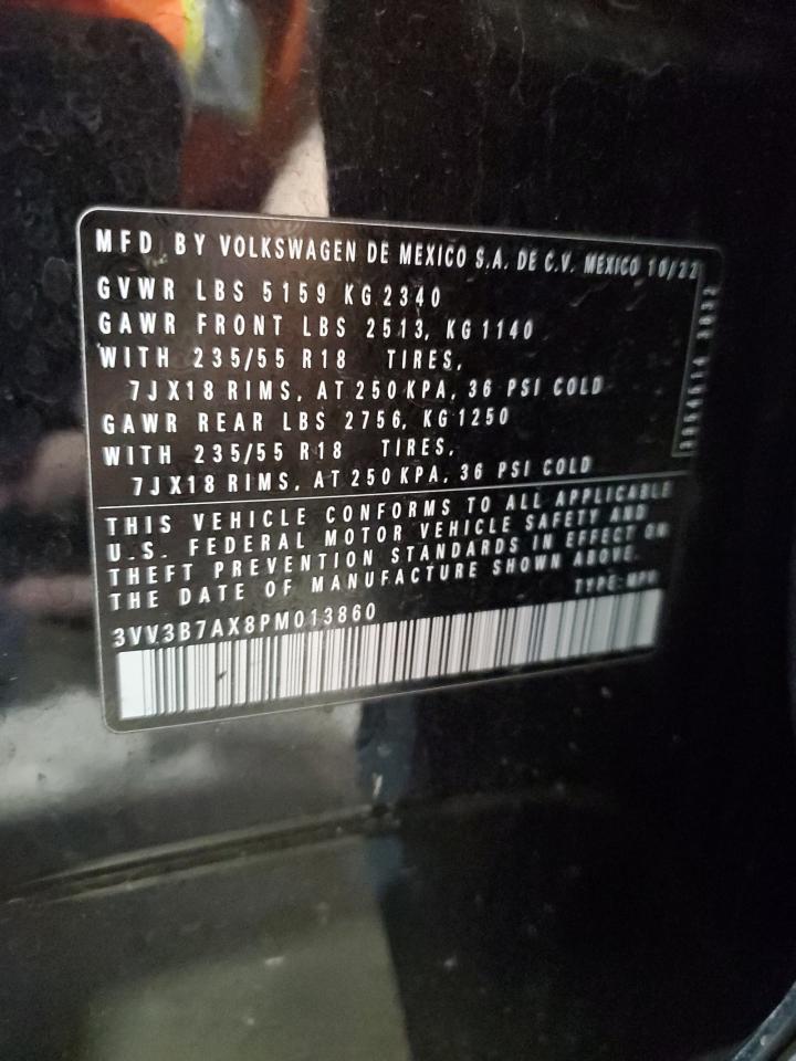 2023 Volkswagen Tiguan Se VIN: 3VV3B7AX8PM013860 Lot: 66893464