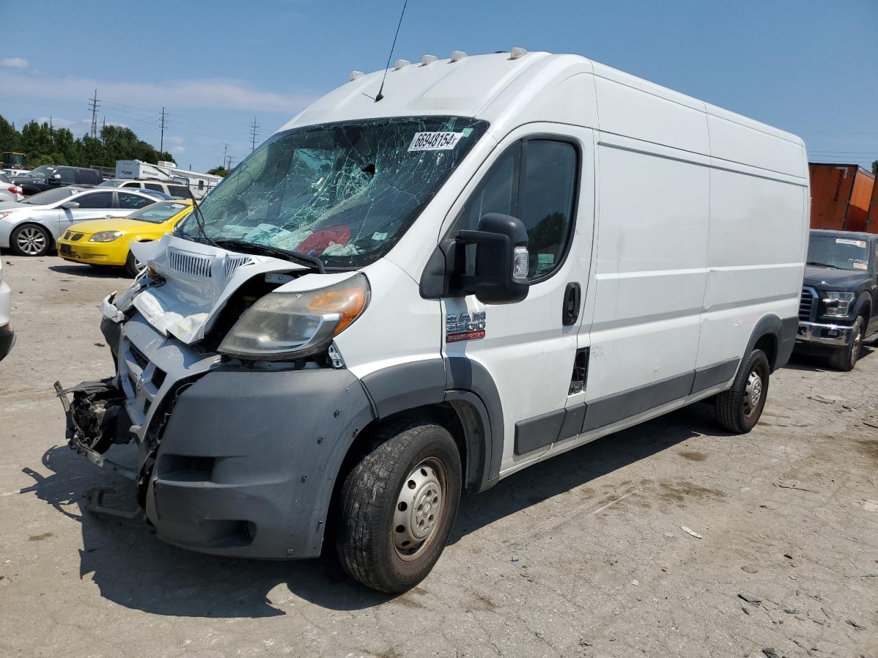 VIN 3C6TRVDG0EE116828 2014 DODGE PROMASTER no.1