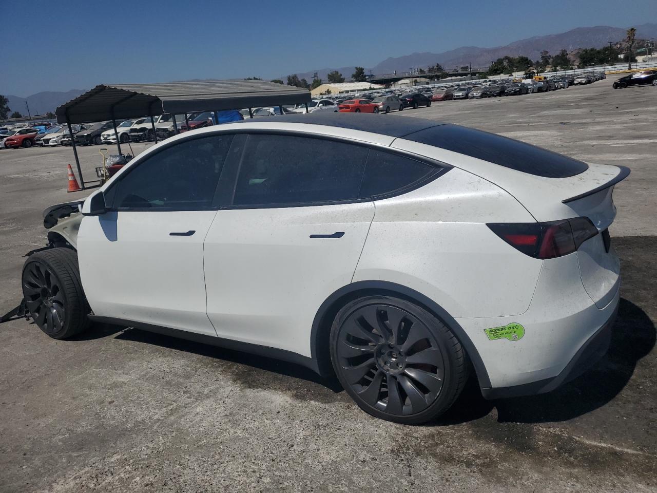 VIN 7SAYGDEF7PF605232 2023 TESLA MODEL Y no.2