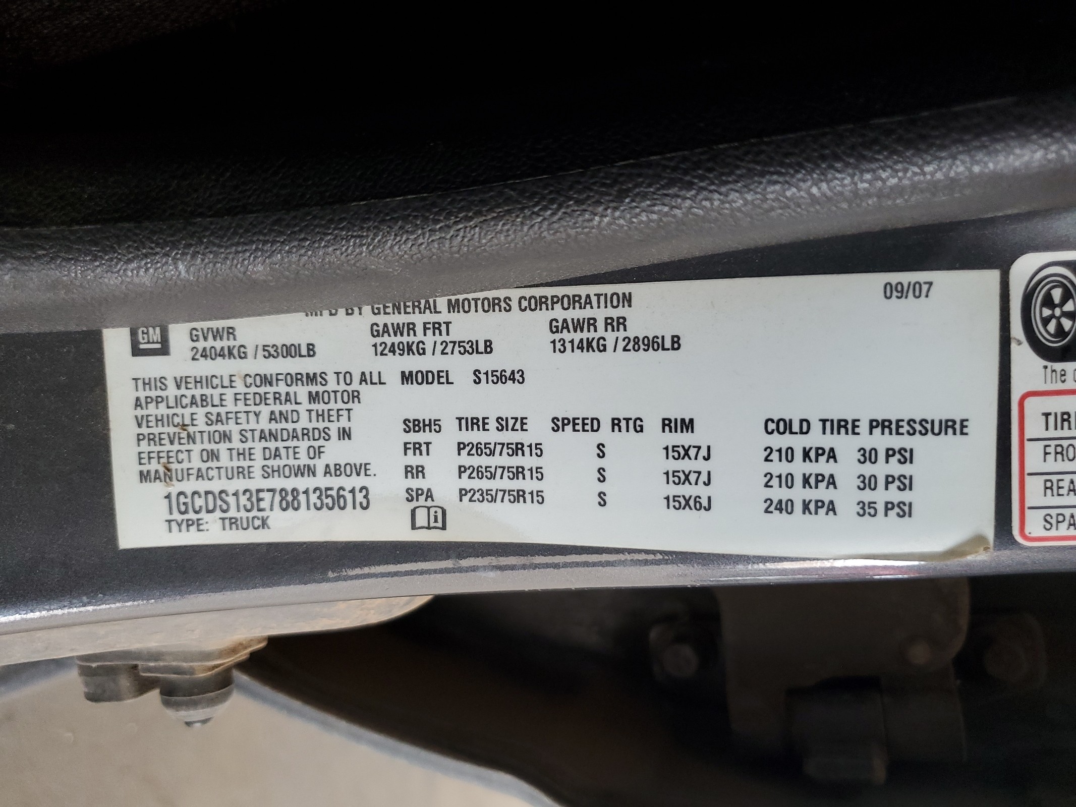 1GCDS13E788135613 2008 Chevrolet Colorado