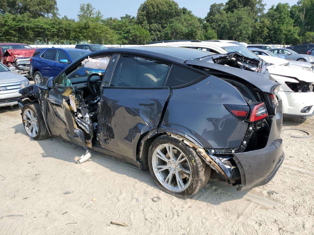 5YJYGDEE8MF183925 2021 TESLA MODEL Y - Image 2