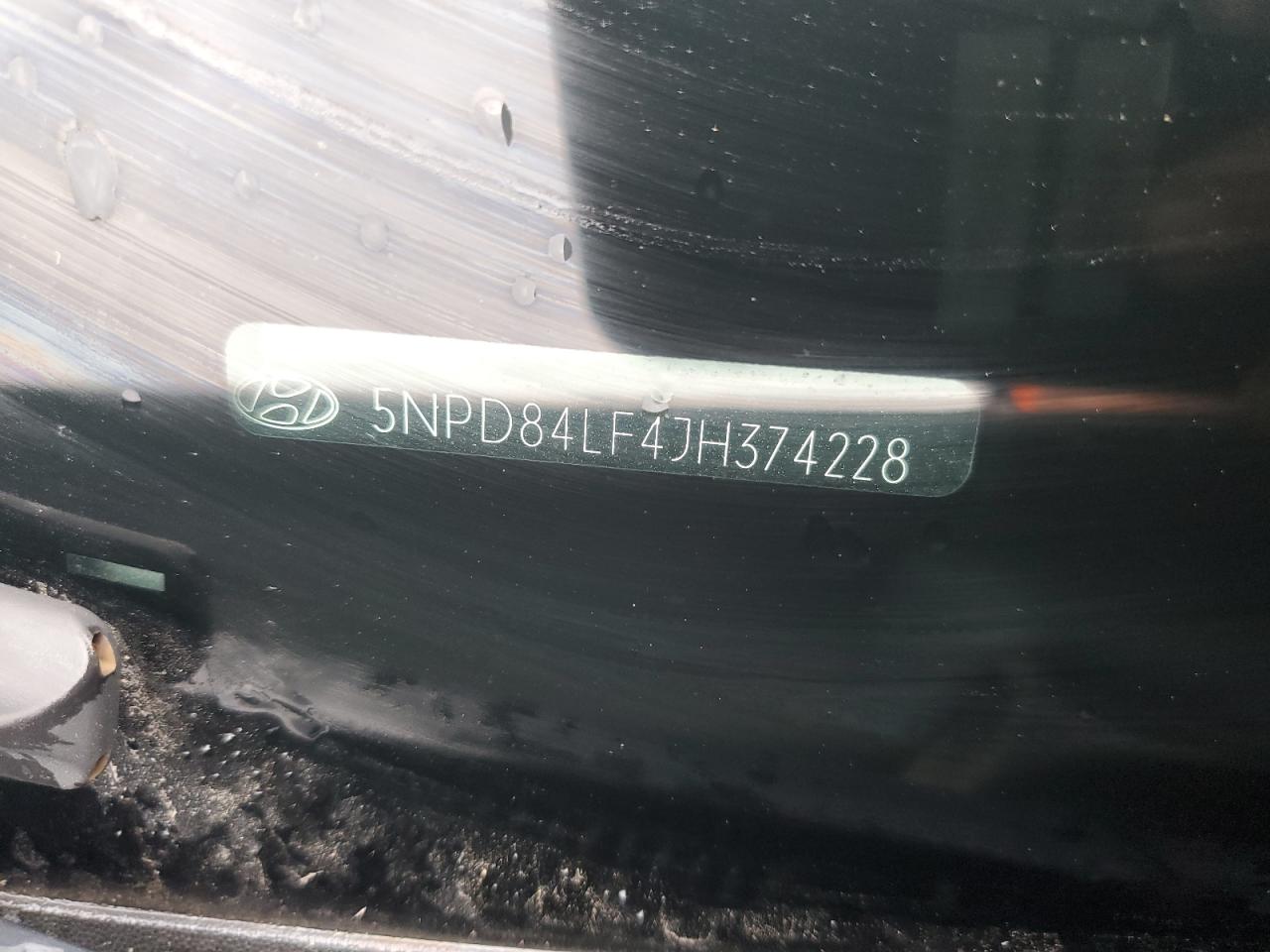 2018 Hyundai Elantra Sel VIN: 5NPD84LF4JH374228 Lot: 67243544