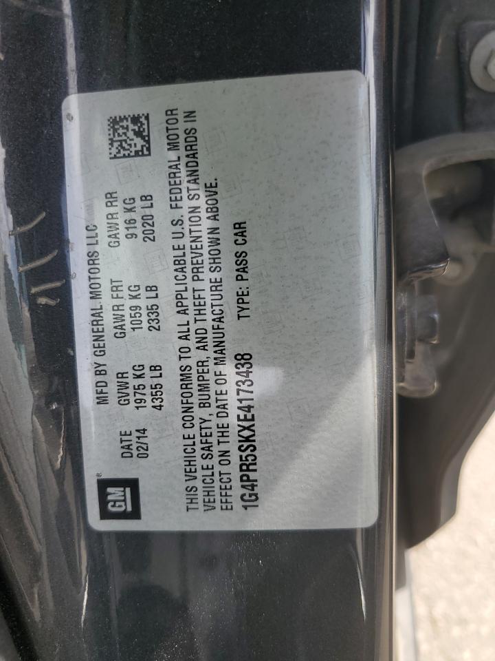 2014 Buick Verano Convenience VIN: 1G4PR5SKXE4173438 Lot: 69117714