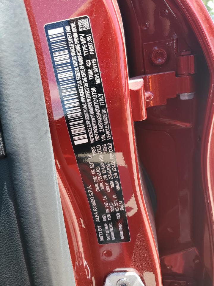 2021 Alfa Romeo Stelvio Ti VIN: ZASPAKBNXM7D13738 Lot: 66935814