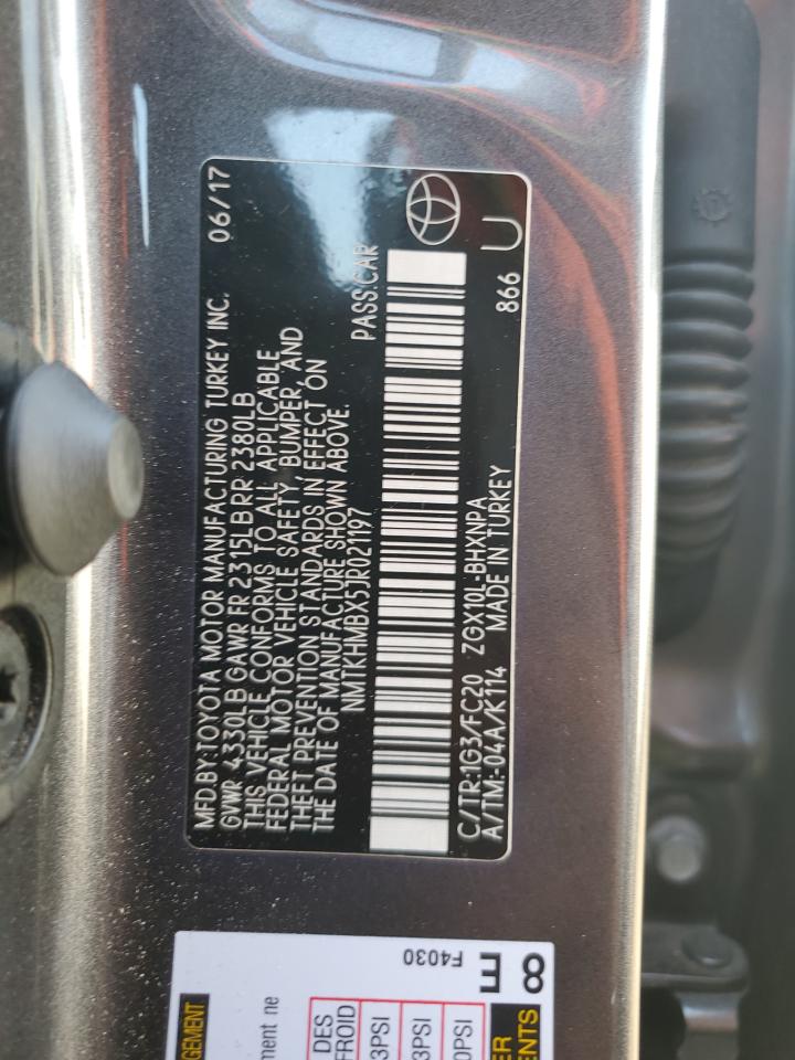 NMTKHMBX5JR021197 2018 Toyota C-Hr Xle