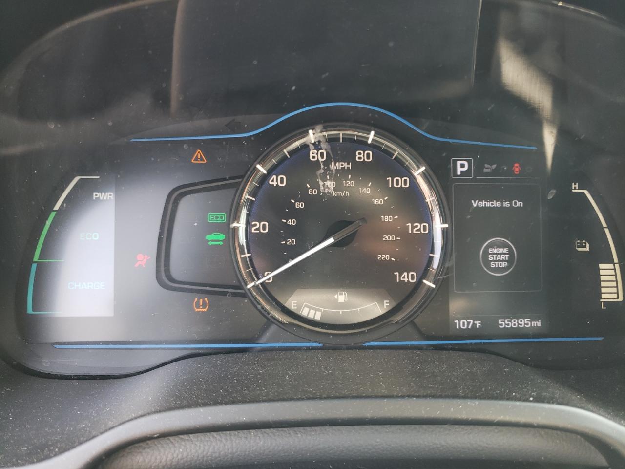 KMHC65LC1KU179297 2019 Hyundai Ioniq Blue