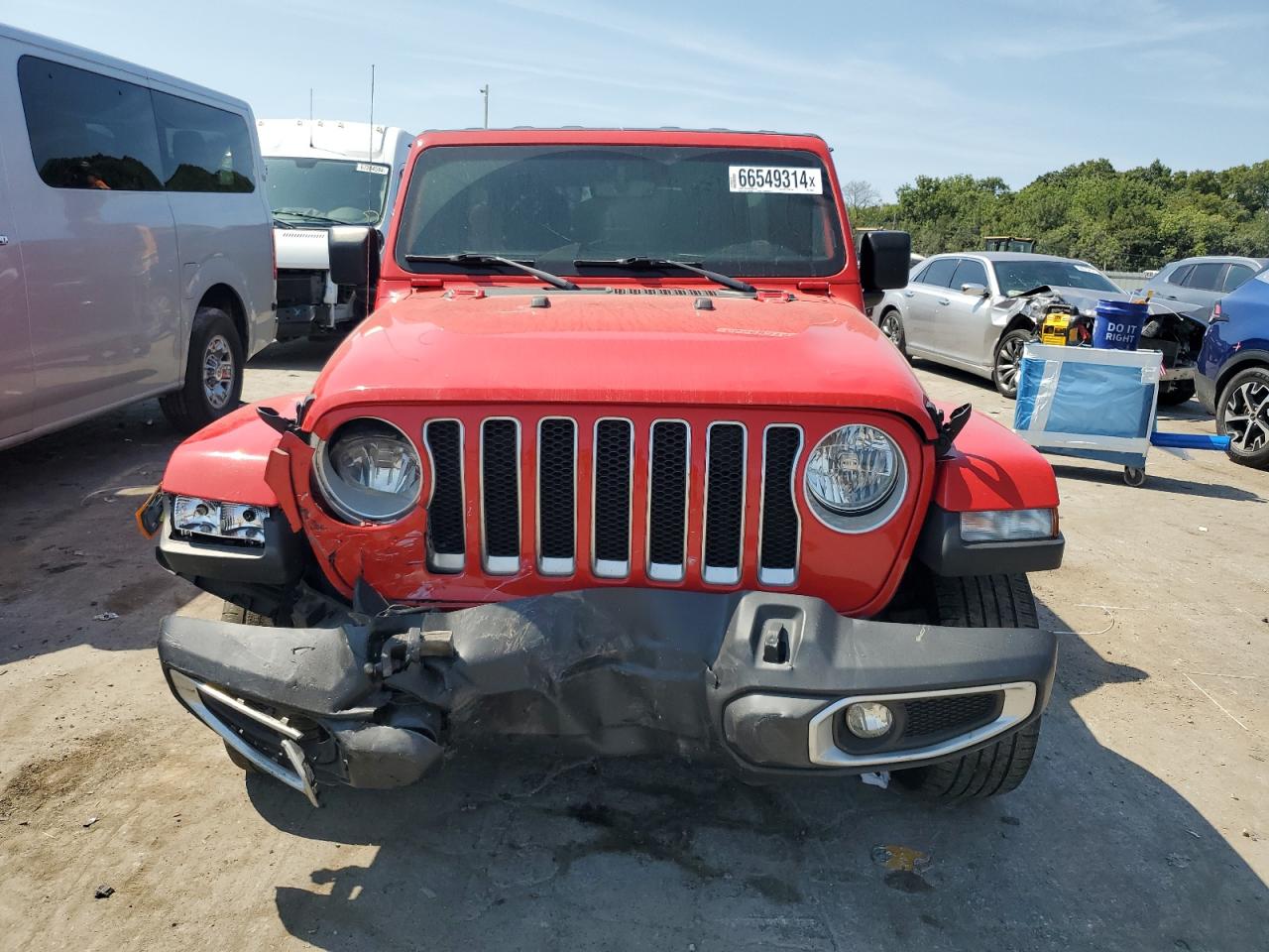 2021 Jeep Wrangler Unlimited Sahara VIN: 1C4HJXEG5MW656986 Lot: 66549314