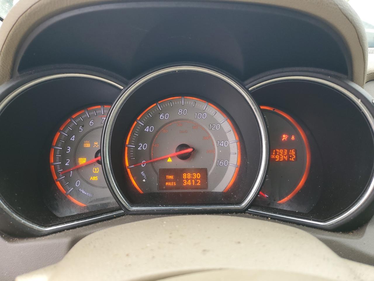 2009 Nissan Murano S VIN: JN8AZ18WX9W141942 Lot: 66536194