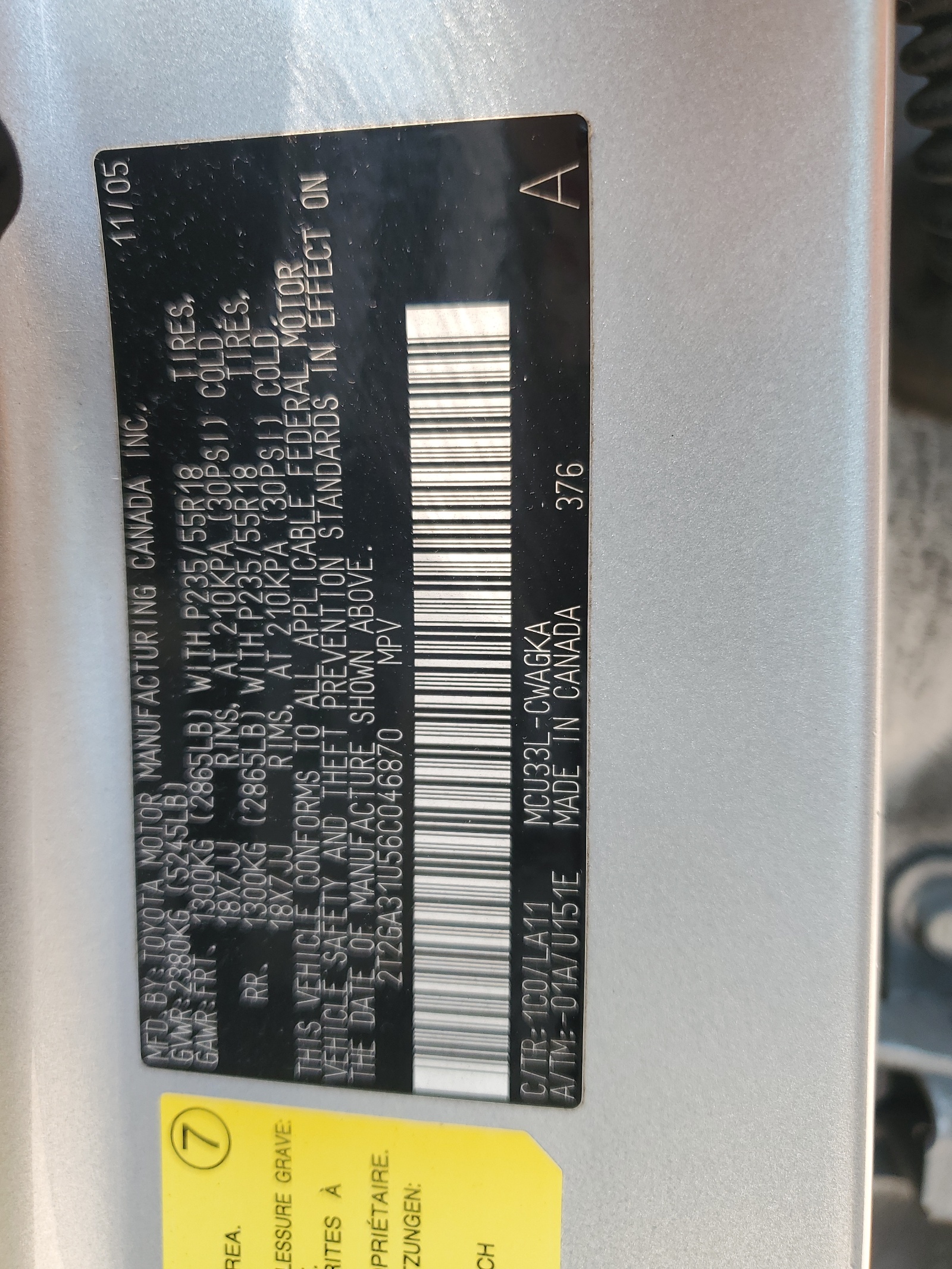 2T2GA31U56C046870 2006 Lexus Rx 330