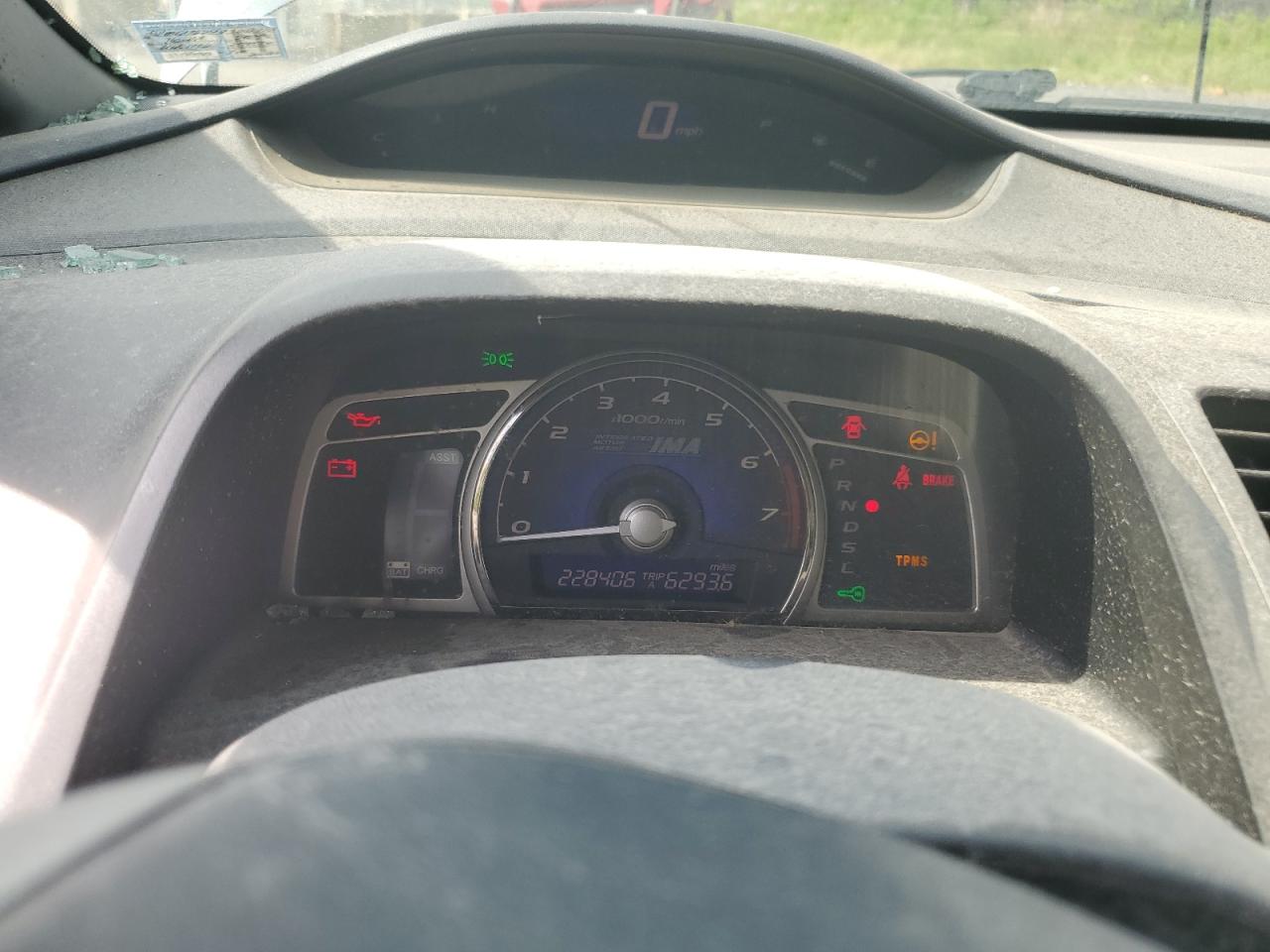 2009 Honda Civic Hybrid VIN: JHMFA36299S006722 Lot: 68636184