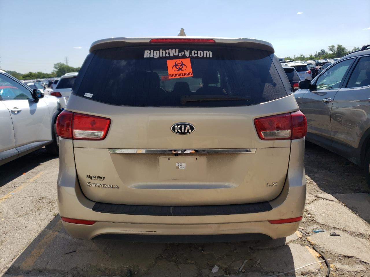 2016 Kia Sedona Lx VIN: KNDMB5C16G6182730 Lot: 66143314