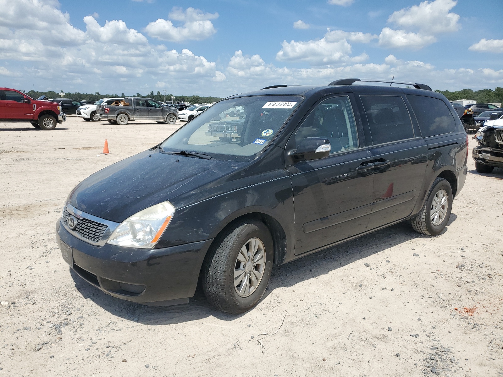 2012 Kia Sedona Lx vin: KNDMG4C76C6445292