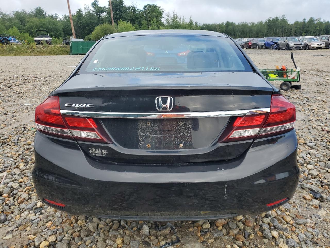 2013 Honda Civic Lx VIN: 2HGFB2F5XDH573056 Lot: 65764404