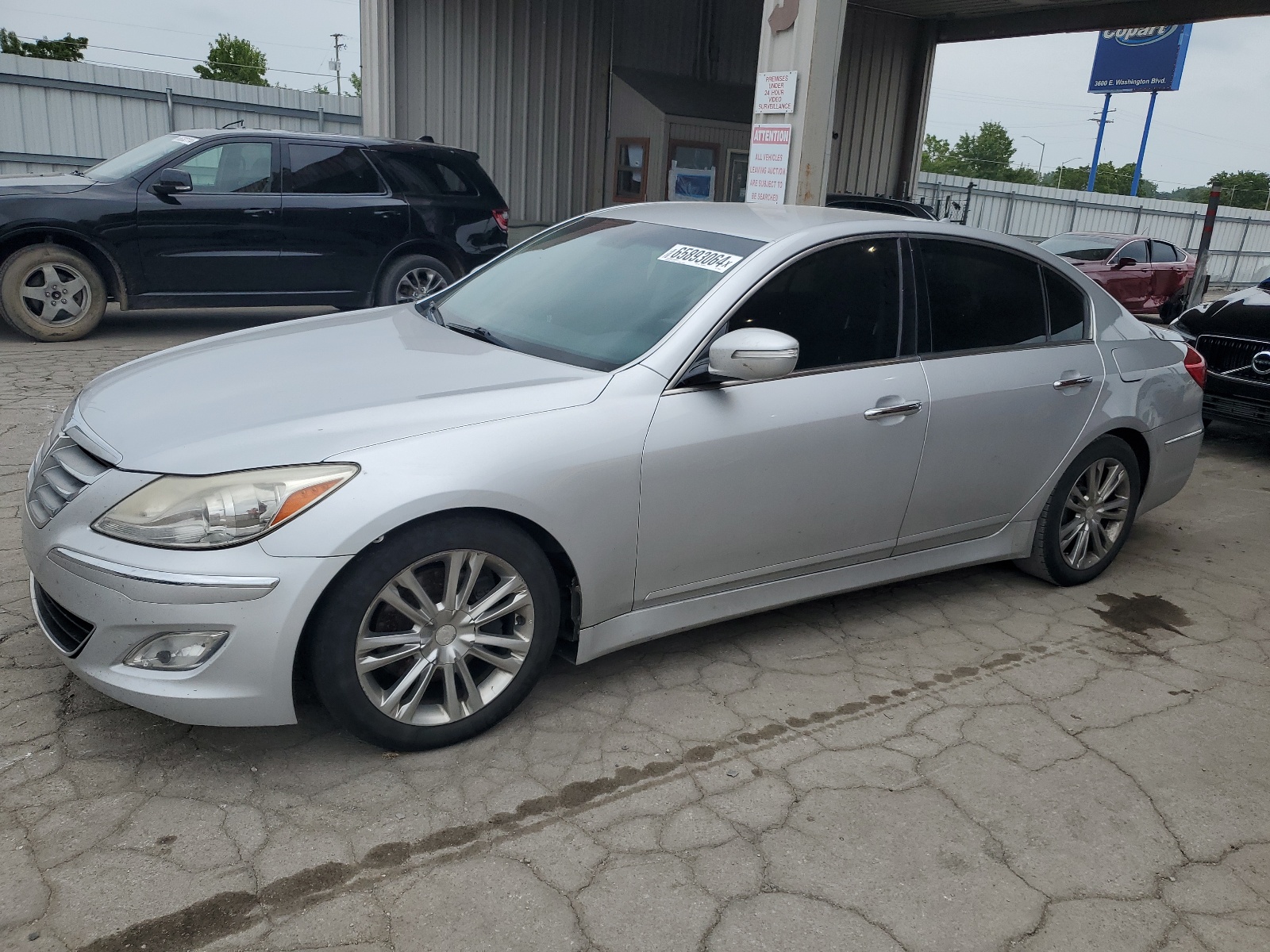 2014 Hyundai Genesis 3.8L vin: KMHGC4DD4EU264263