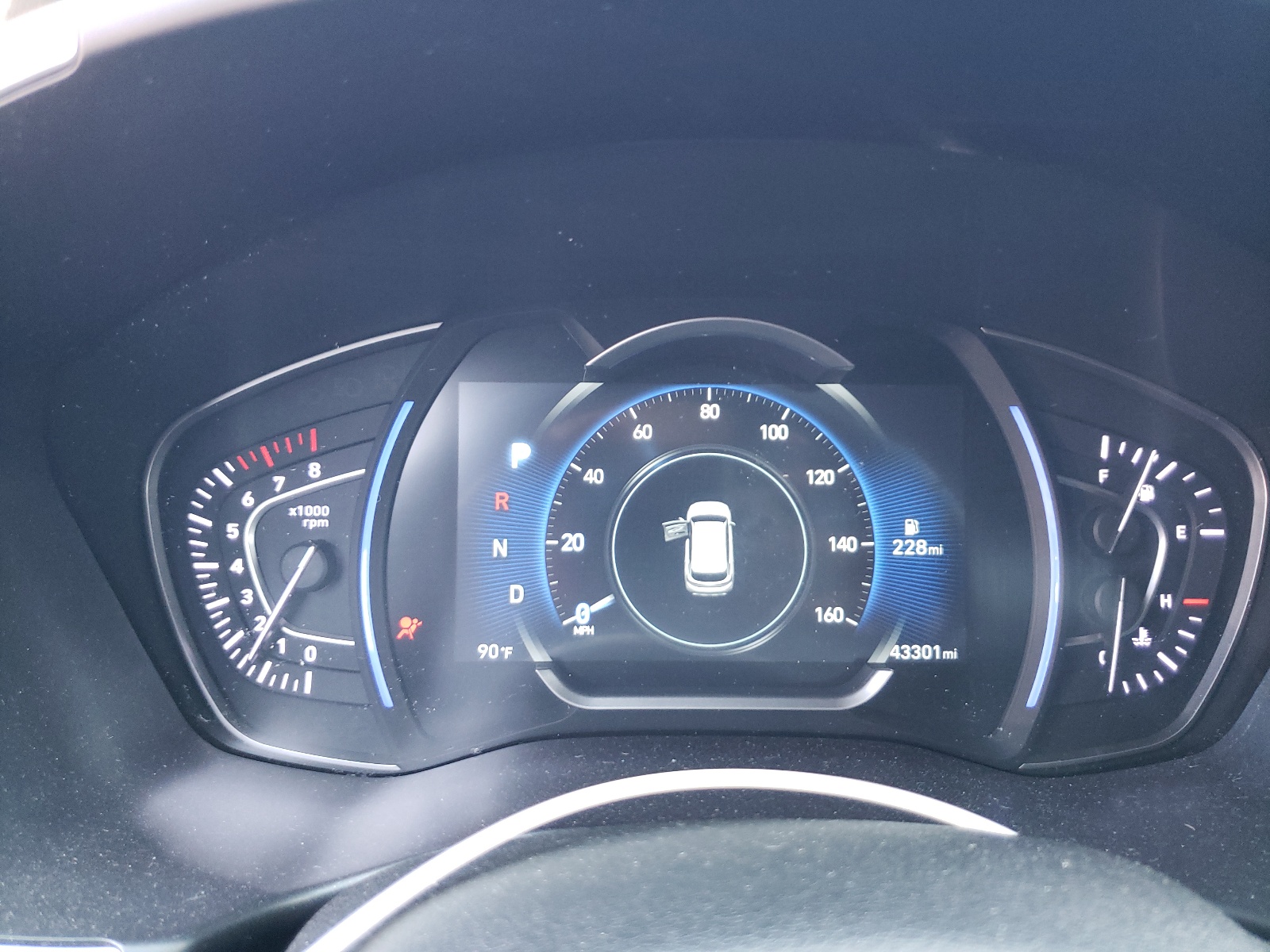 5NMS3CAD1LH265694 2020 Hyundai Santa Fe Sel