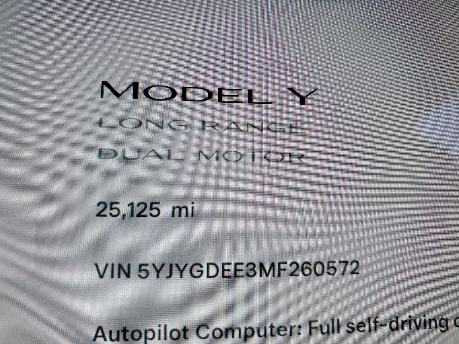 5YJYGDEE3MF260572 2021 Tesla Model Y