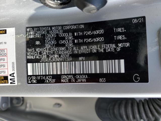 JTEKU5JR3N5977369 Toyota 4Runner LI 14