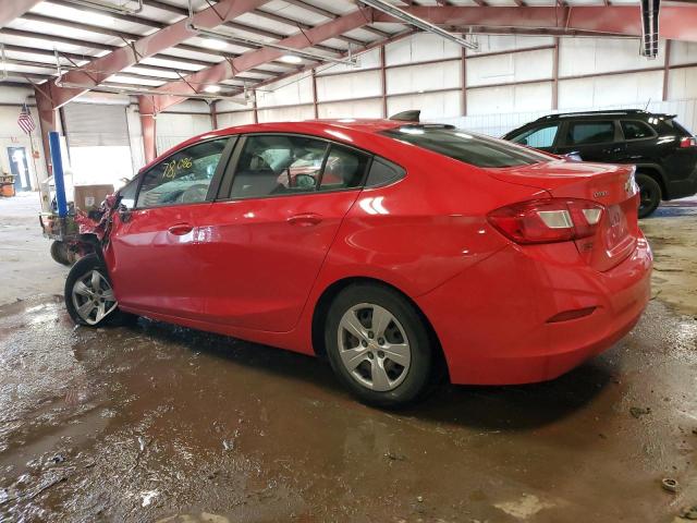  CHEVROLET CRUZE 2016 Red