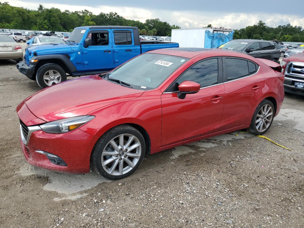 2017 Mazda 3 Grand Touring VIN: JM1BN1W34H1146568 Lot: 67141494