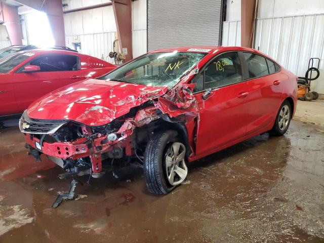  CHEVROLET CRUZE 2016 Red