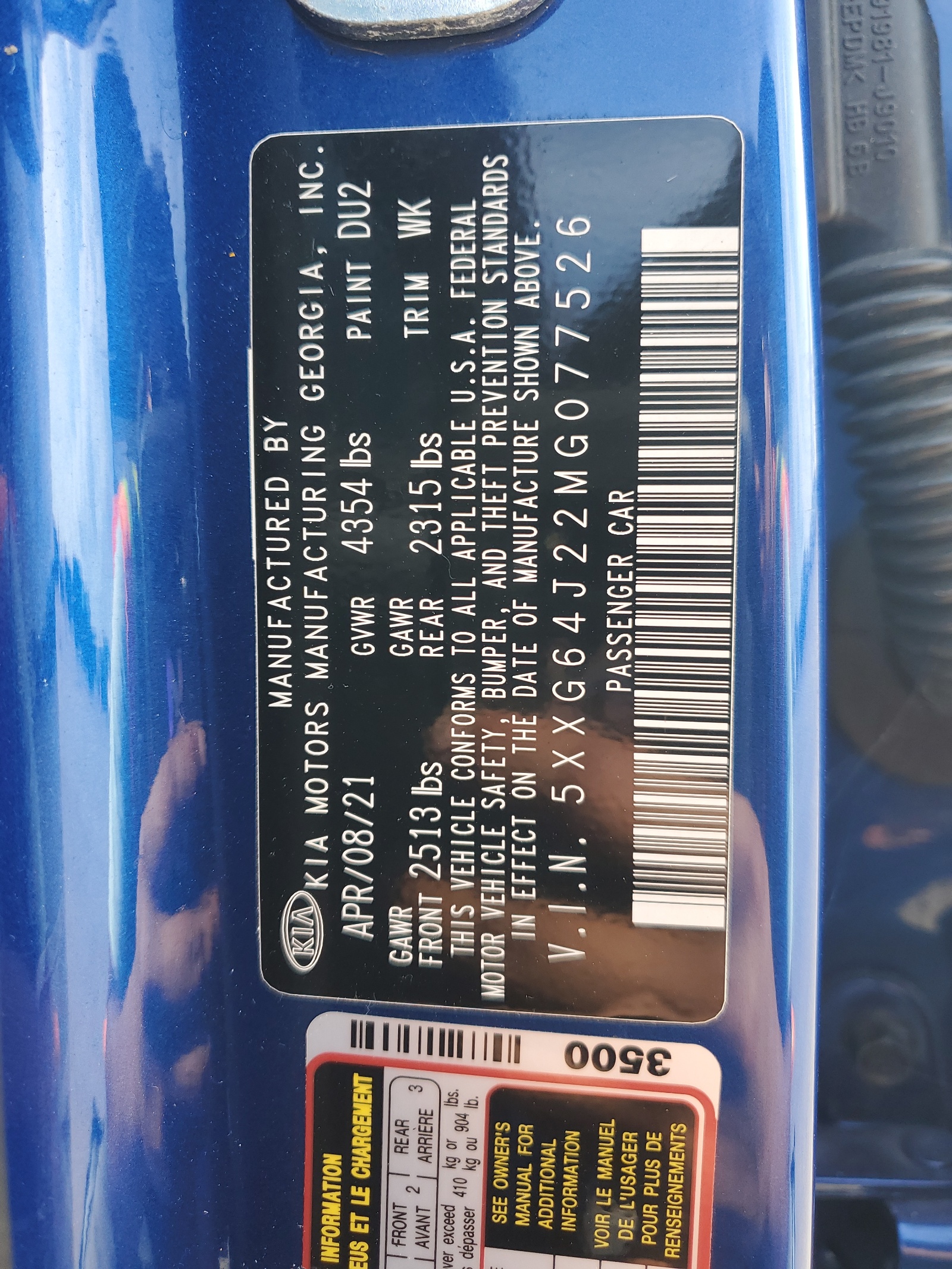 5XXG64J22MG077526 2021 Kia K5 Gt Line