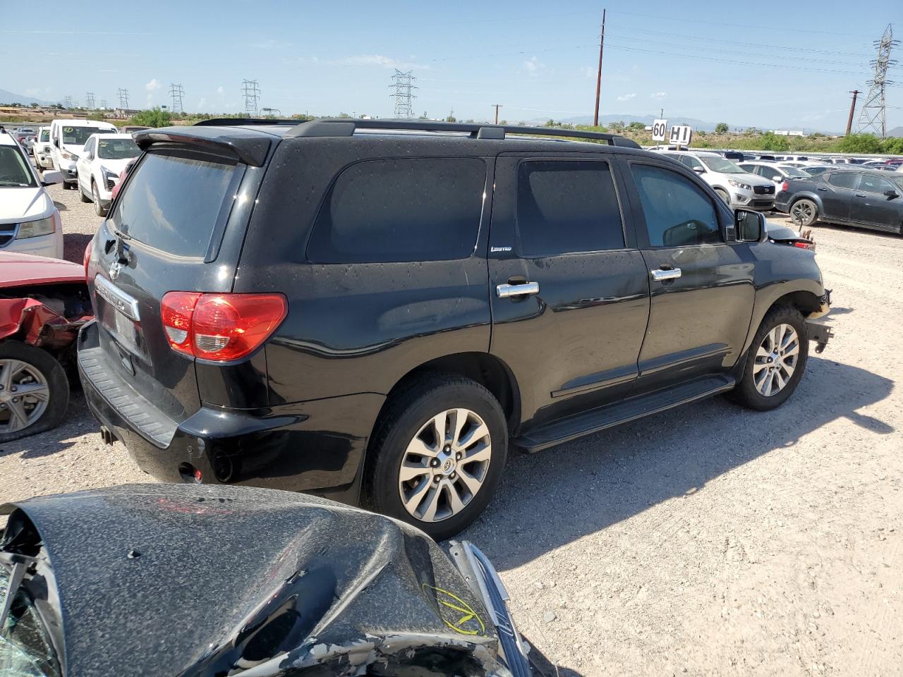 2008 Toyota Sequoia Limited VIN: 5TDZY68A68S006183 Lot: 66422944