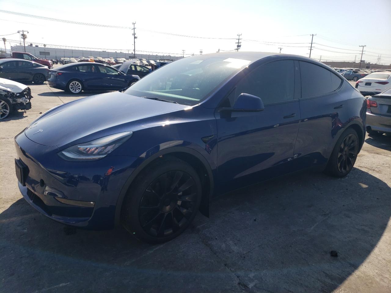 5YJYGAEE4MF302634 2021 TESLA MODEL Y - Image 1