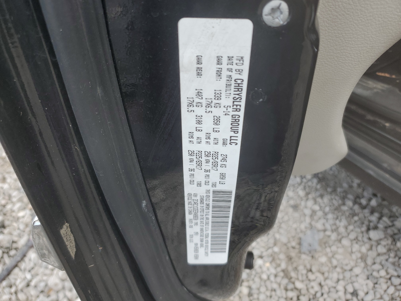 2C4RC1CG5ER408830 2014 Chrysler Town & Country Touring L