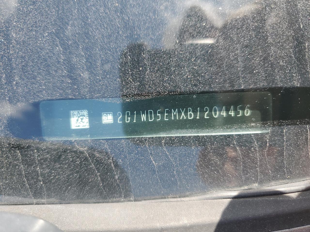 2011 Chevrolet Impala Police VIN: 2G1WD5EMXB1204456 Lot: 65655974