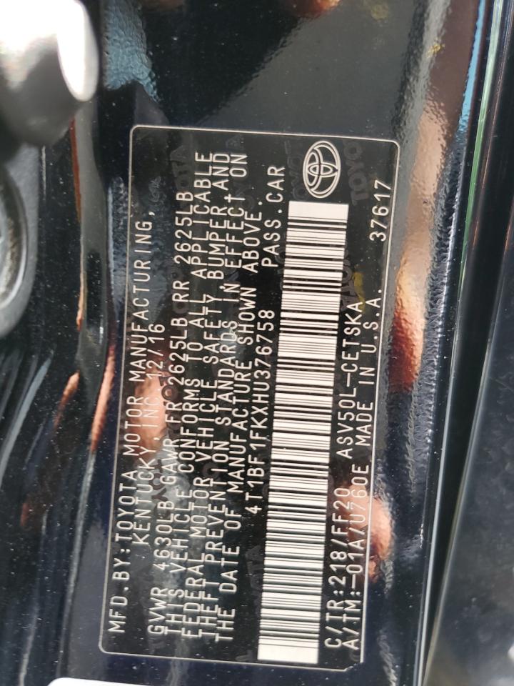 4T1BF1FKXHU376758 2017 TOYOTA CAMRY - Image 14