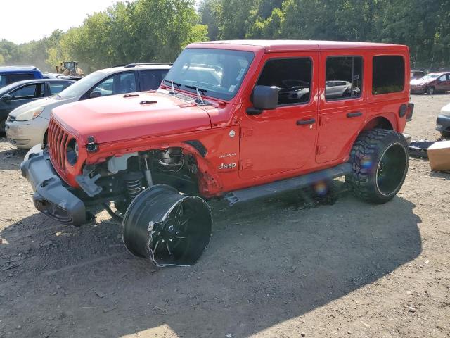 2020 Jeep Wrangler Unlimited Sahara للبيع في Marlboro، NY - Front End