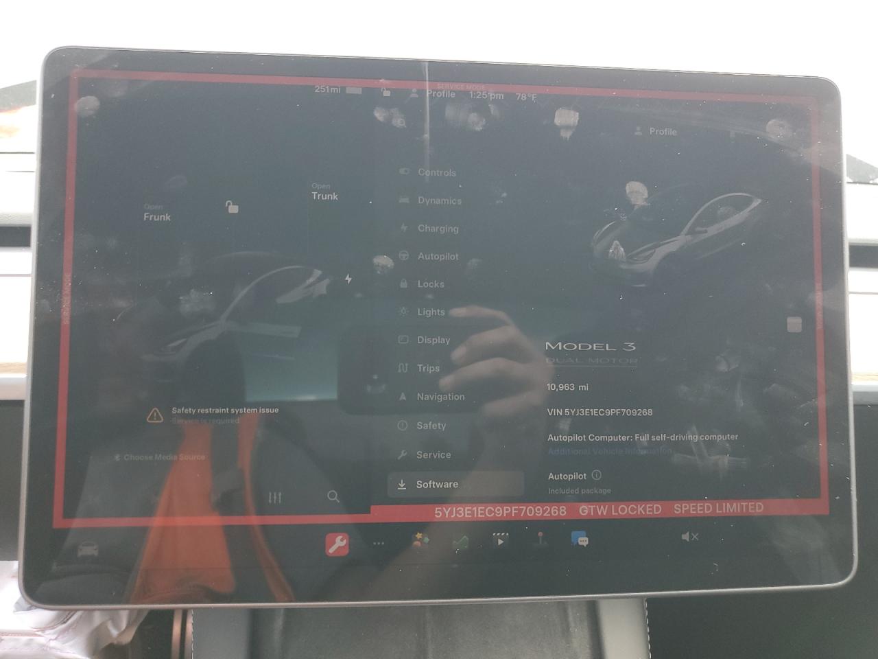 5YJ3E1EC9PF709268 2023 Tesla Model 3