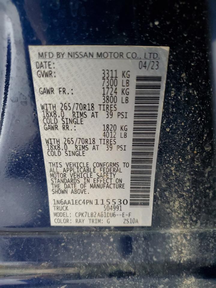 1N6AA1EC4PN115530 Nissan Titan S 12