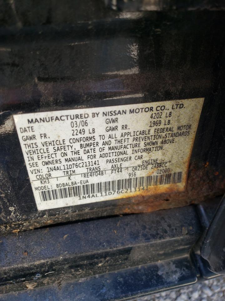 1N4AL11D76C213141 2006 Nissan Altima S