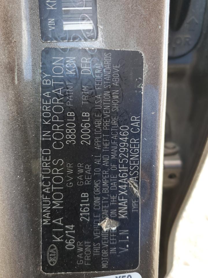 2015 Kia Forte Lx VIN: KNAFX4A61F5299460 Lot: 66374064