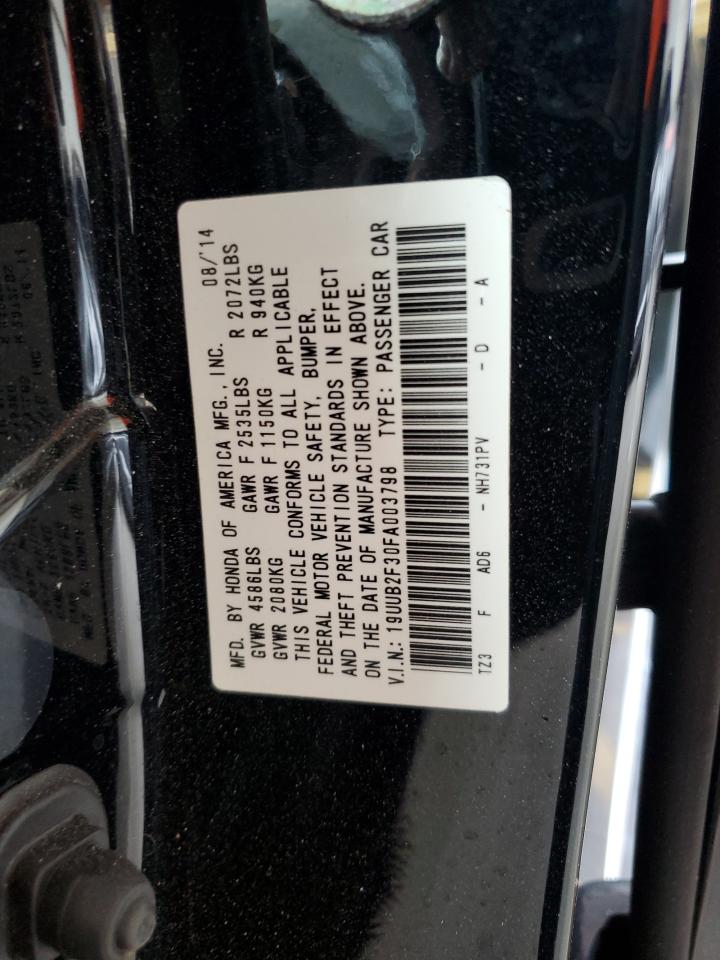 2015 Acura Tlx VIN: 19UUB2F30FA003798 Lot: 67160024