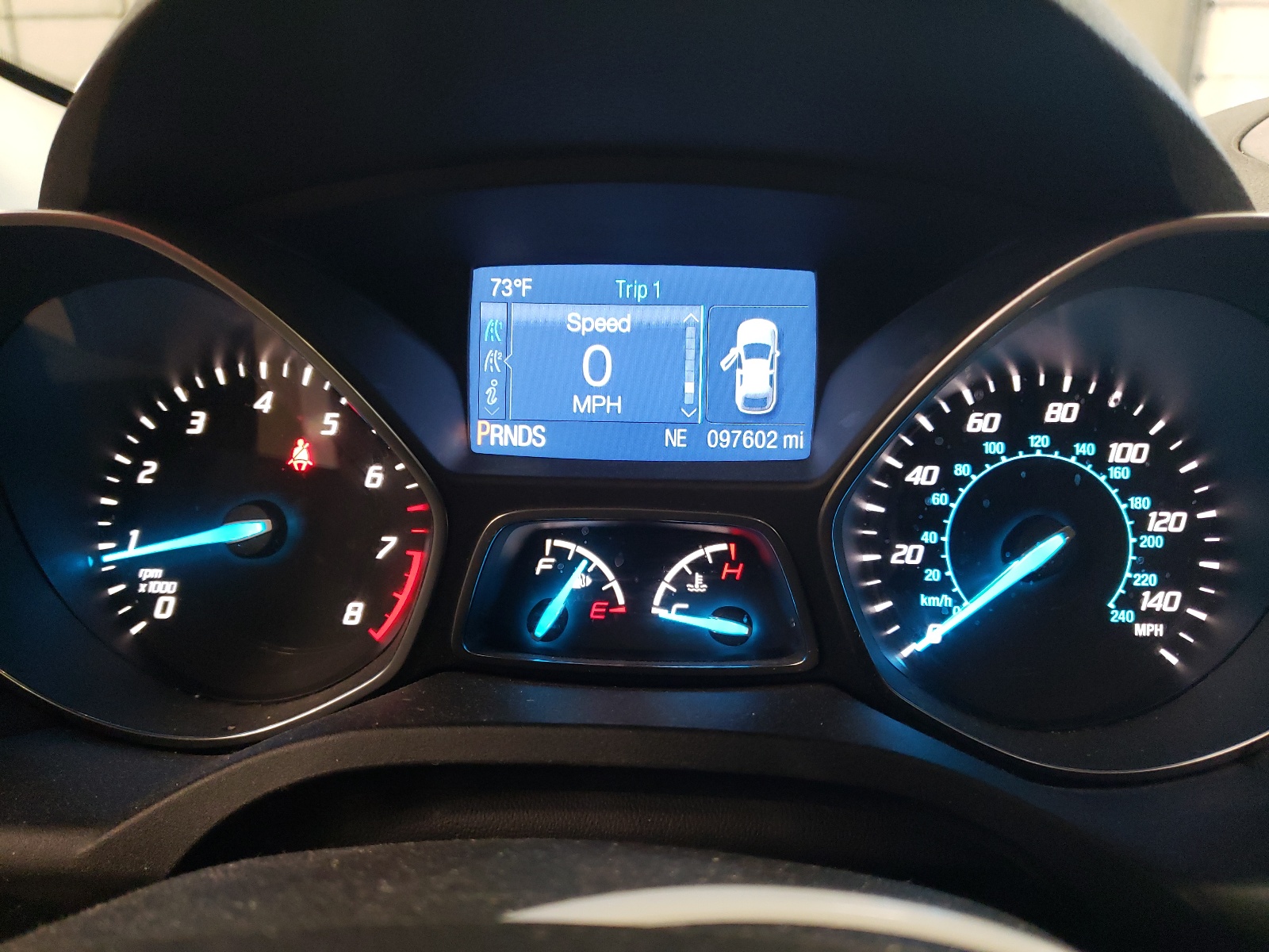 1FMCU0F79EUE12953 2014 Ford Escape S