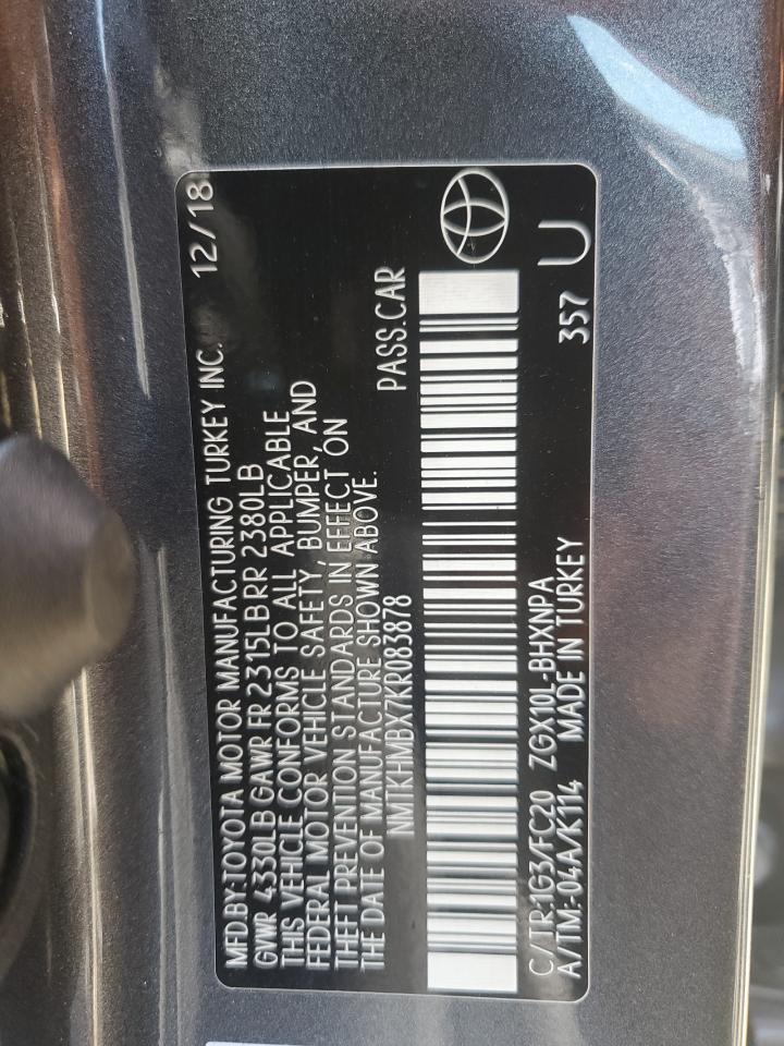 NMTKHMBX7KR083878 2019 Toyota C-Hr Xle