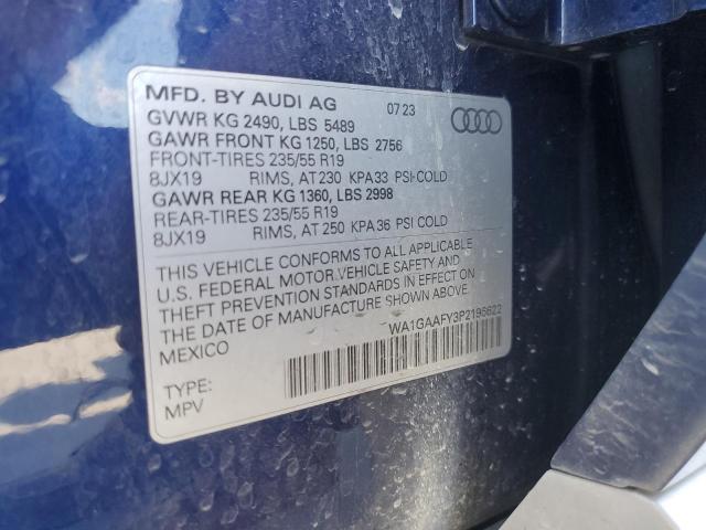 WA1GAAFY3P2196622 Audi Q5 PREMIUM 12