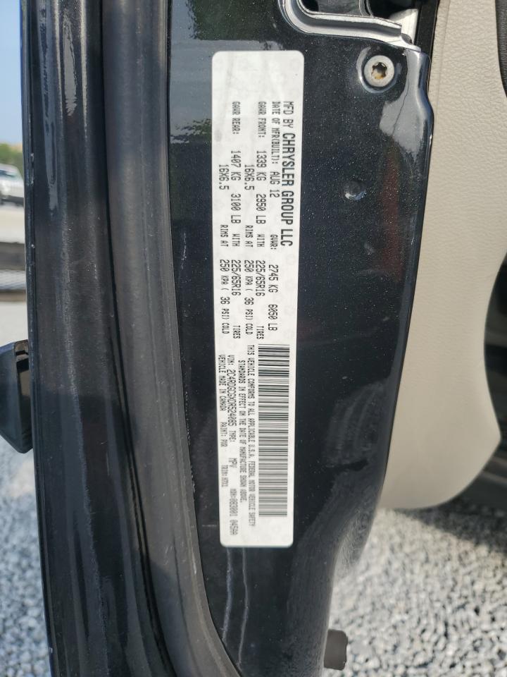 2C4RDGCGXDR524085 2013 Dodge Grand Caravan Sxt