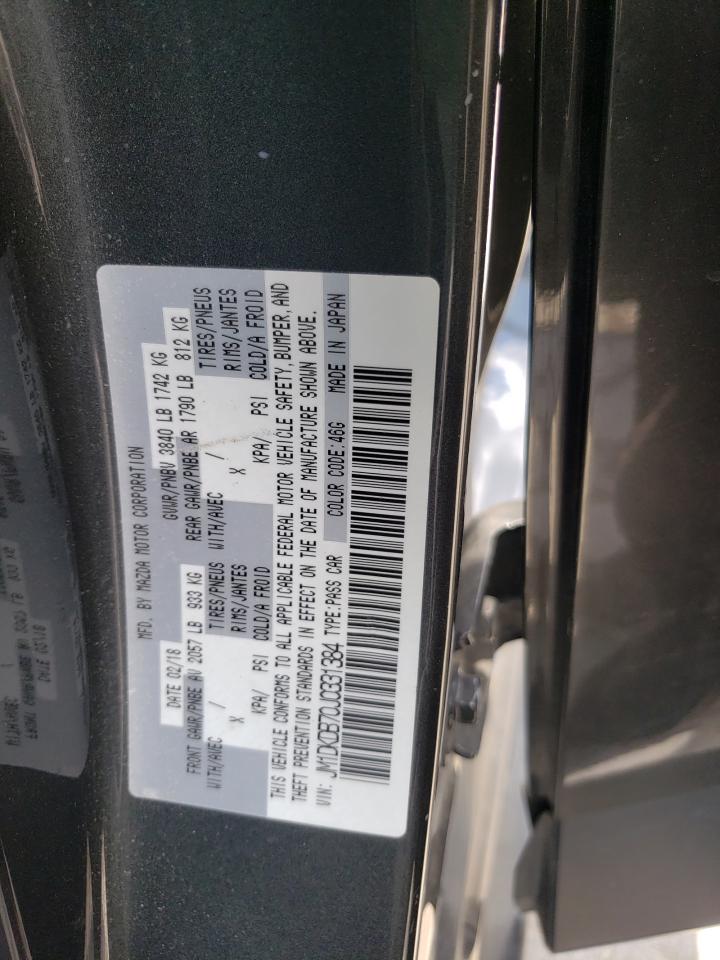 2018 Mazda Cx-3 Sport VIN: JM1DKDB70J0331384 Lot: 66891224