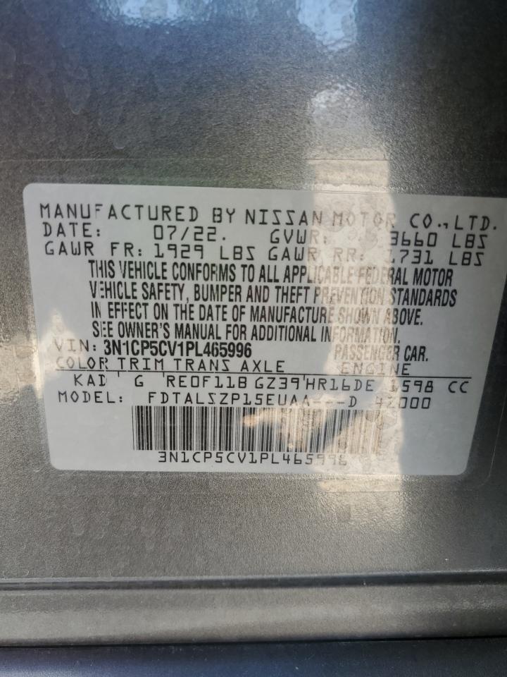 3N1CP5CV1PL465996 2023 Nissan Kicks Sv